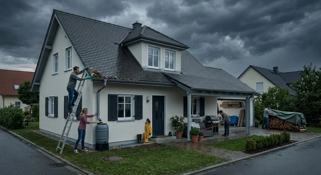 Home Preparation Before Rain